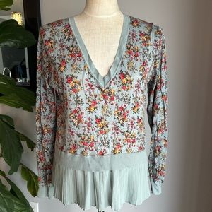 Twin Set Milano floral top size large